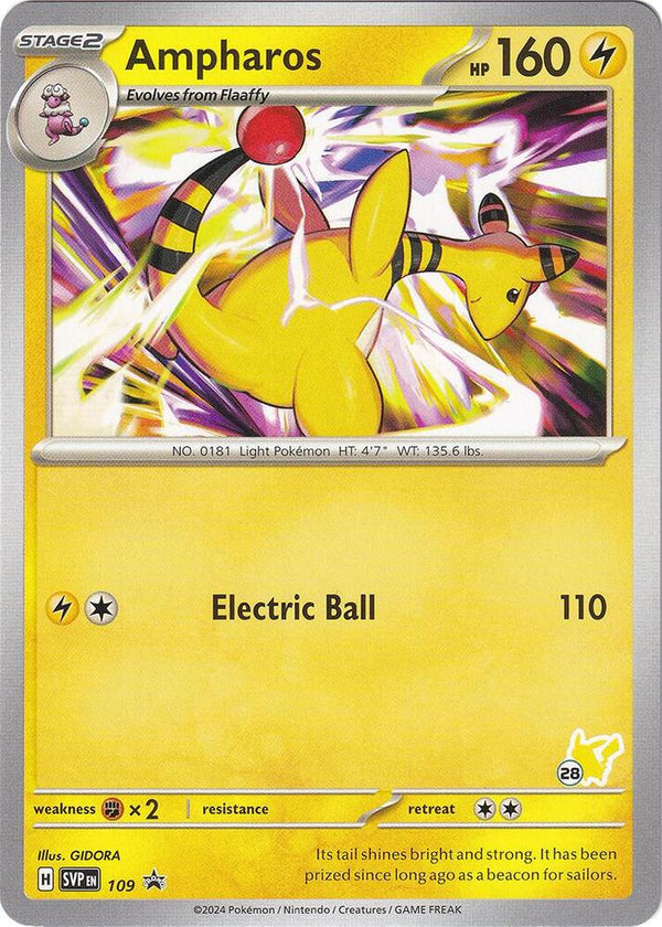 Ampharos - Pikachu 28 - Pokémon