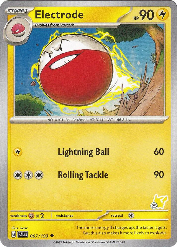 Electrode - Pikachu 25 - Pokémon