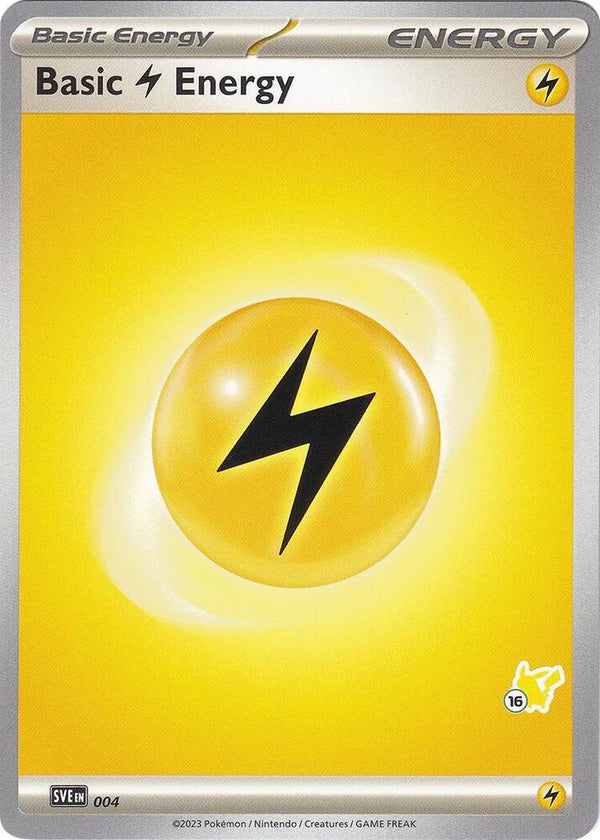 Basic Lightning Energy - Pikachu 16 - Pokémon
