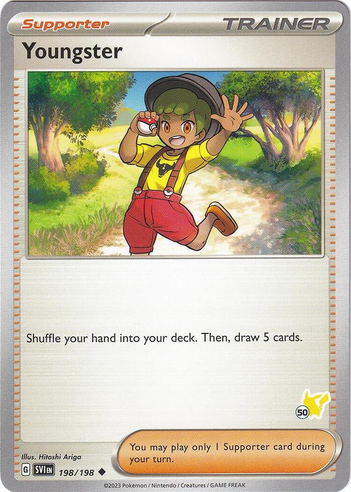Youngster - Pikachu 50
