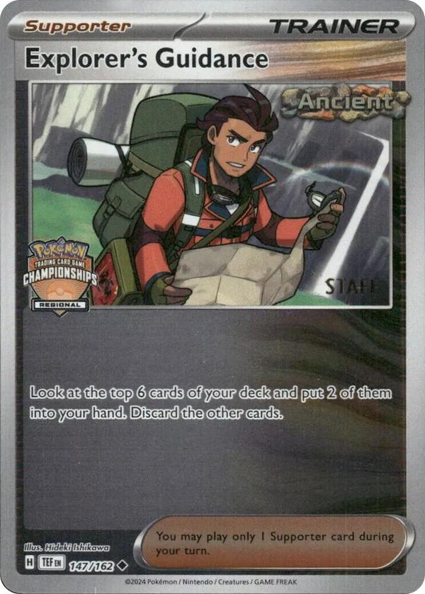 Explorer's Guidance - 147/162 (Regional Championships) [Staff] - Pokémon