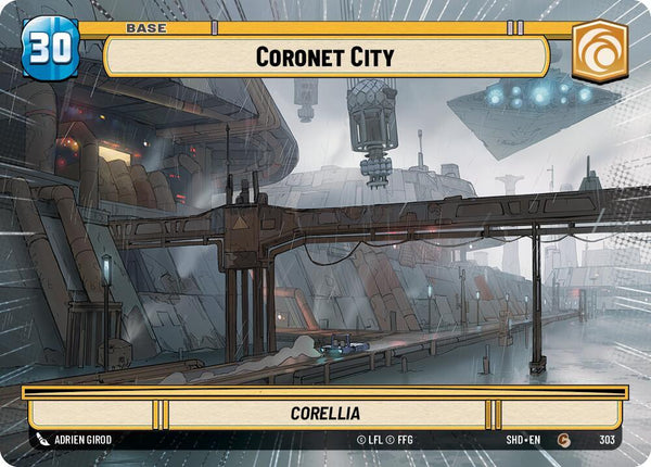 Coronet City // Shield (Hyperspace) - Star Wars Unlimited