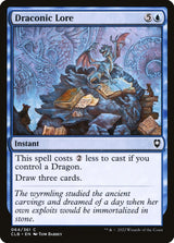 Draconic Lore - Magic: The Gathering