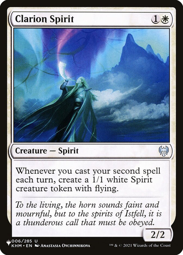 Clarion Spirit - Magic: The Gathering