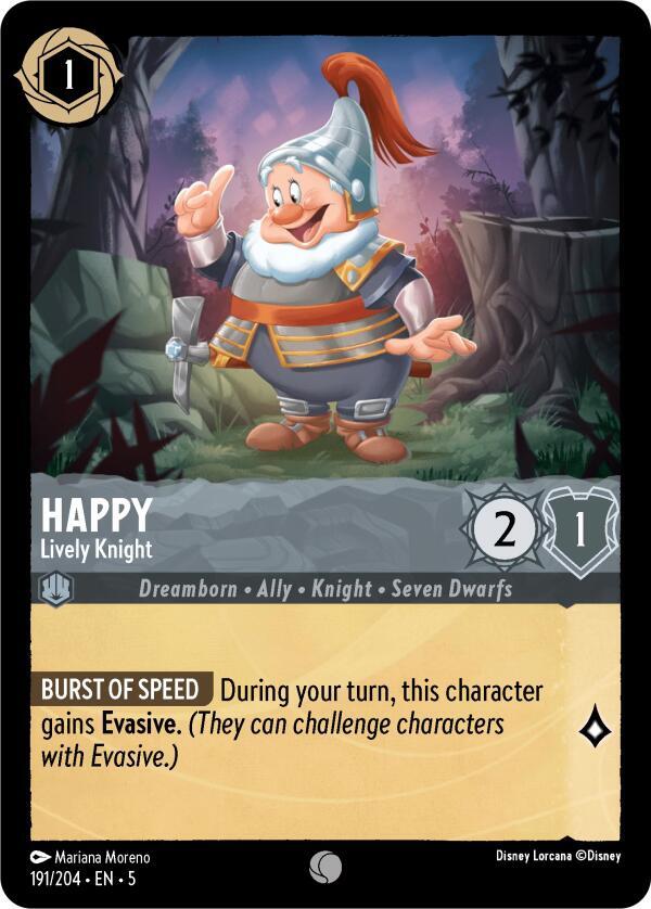 Happy - Lively Knight - Disney Lorcana