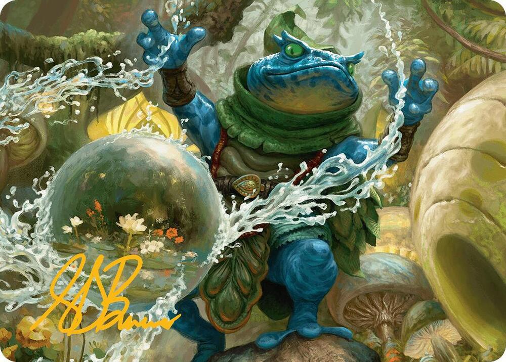 Pond Prophet Art Card (Gold-Stamped Signature)