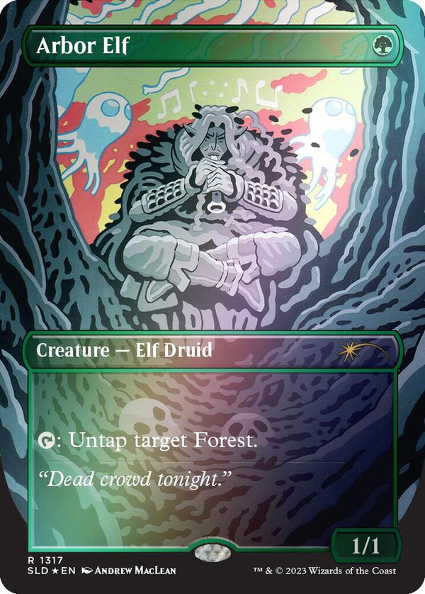Arbor Elf (Rainbow Foil) - Magic: The Gathering