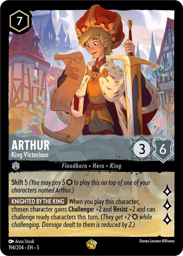 Arthur - King Victorious - Disney Lorcana