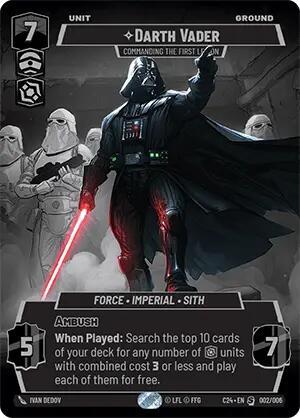 Darth Vader - Commanding the First Legion - Star Wars Unlimited