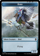 Bird (0011) // Fish Double-Sided Token - Magic: The Gathering