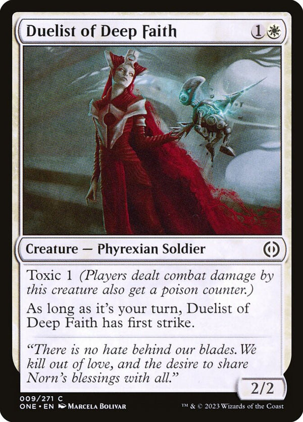 Duelist of Deep Faith - Magic: The Gathering