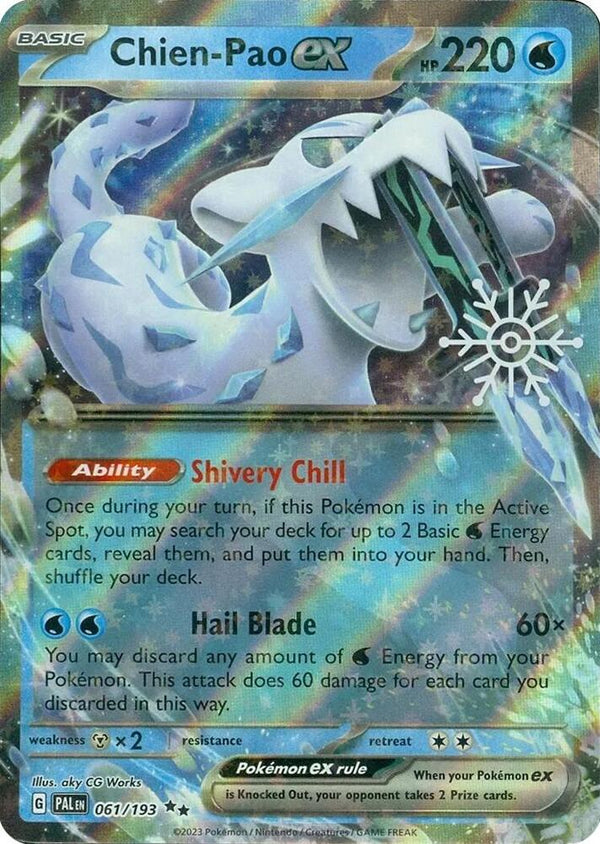 Chien-Pao ex - 061/193 (Holiday Calendar) - Pokémon