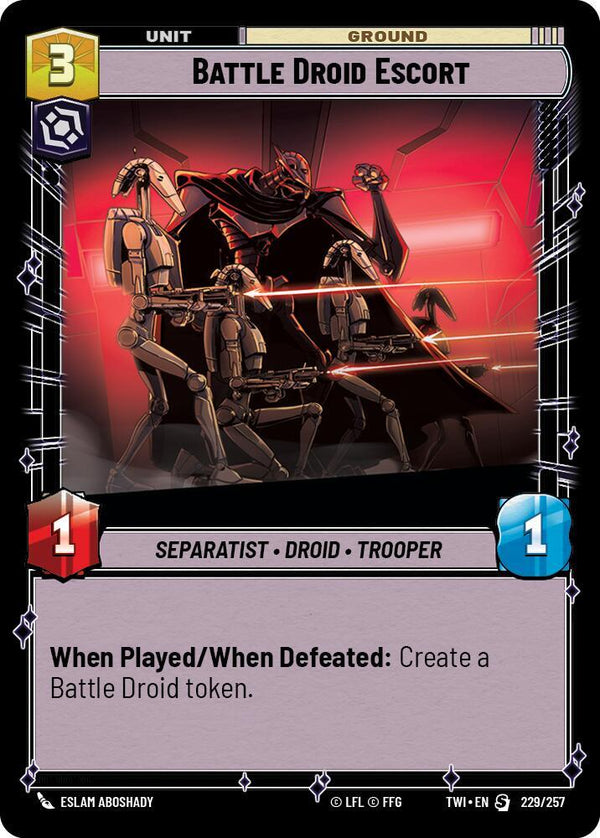 Battle Droid Escort - Star Wars Unlimited