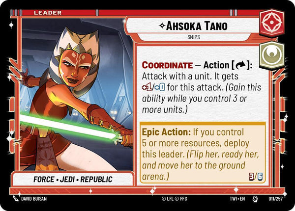 Ahsoka Tano - Snips - Star Wars Unlimited