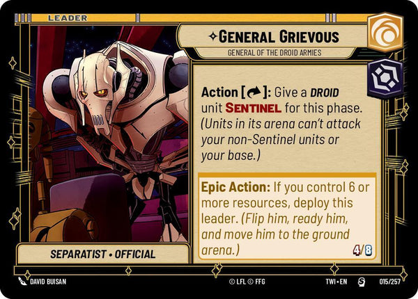 General Grievous - General of the Droid Armies - Star Wars Unlimited