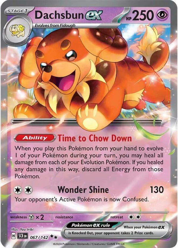 Dachsbun ex - 067/142 - Pokémon