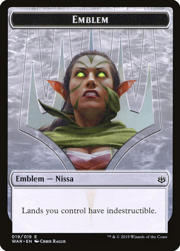 Emblem - Nissa, Who Shakes the World - Magic: The Gathering