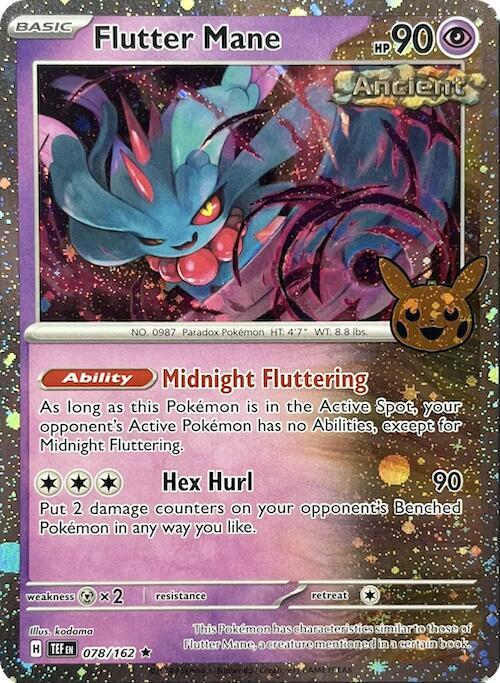 Flutter Mane (Cosmos Holo) - Pokémon