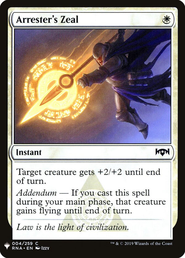 Arrester's Zeal - Magic: The Gathering
