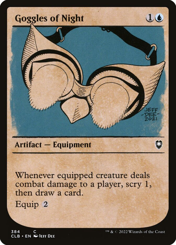 Goggles of Night (Showcase) - Magic: The Gathering