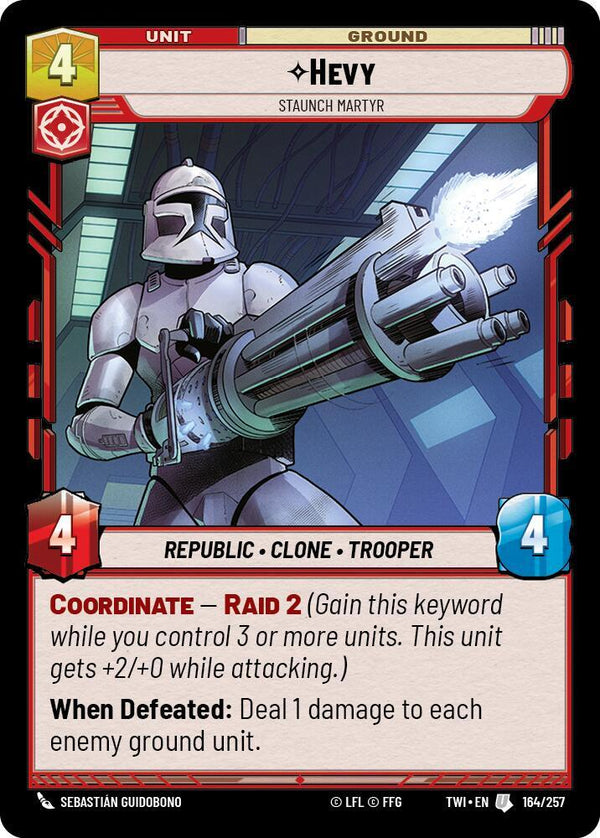 Hevy - Staunch Martyr - Star Wars Unlimited