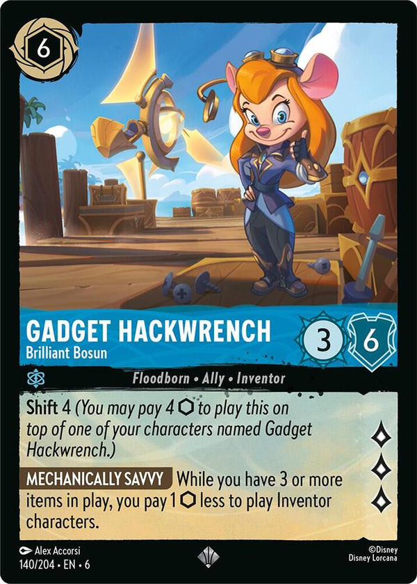Gadget Hackwrench - Brilliant Bosun - Disney Lorcana