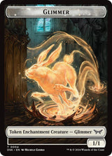 Glimmer // Manifest Double-Sided Token - Magic: The Gathering