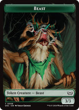 Beast // Scarecrow Double-Sided Token - Magic: The Gathering