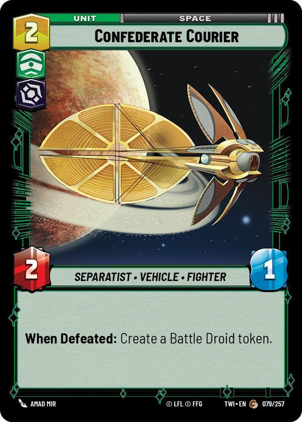 Confederate Courier - Star Wars Unlimited