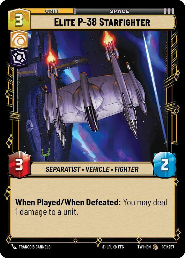 Elite P-38 Starfighter - Star Wars Unlimited