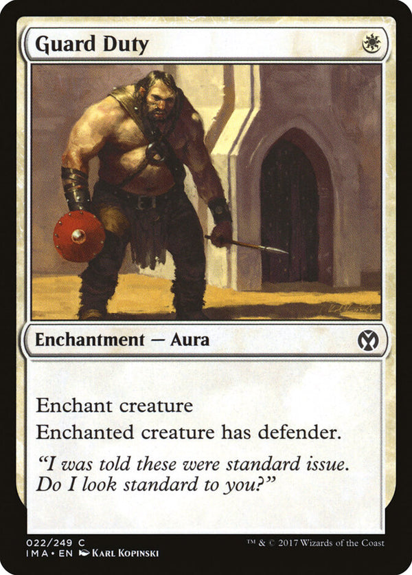 Guard Duty - Magic: The Gathering