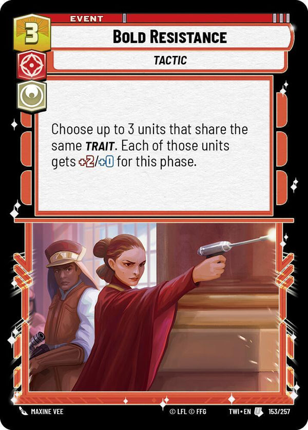 Bold Resistance - Star Wars Unlimited