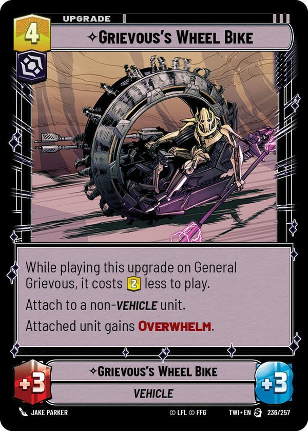 Grievous's Wheel Bike - Star Wars Unlimited