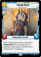 Satine Kryze - Committed to Peace - Star Wars Unlimited
