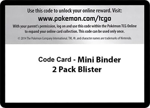 Code Card - Mini Binder 2 Pack Blister - Pokémon