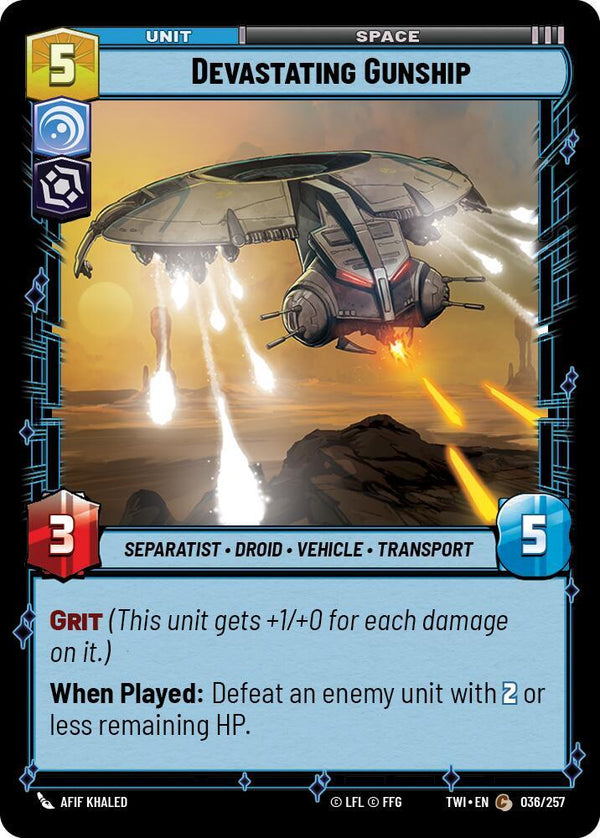 Devastating Gunship - Star Wars Unlimited