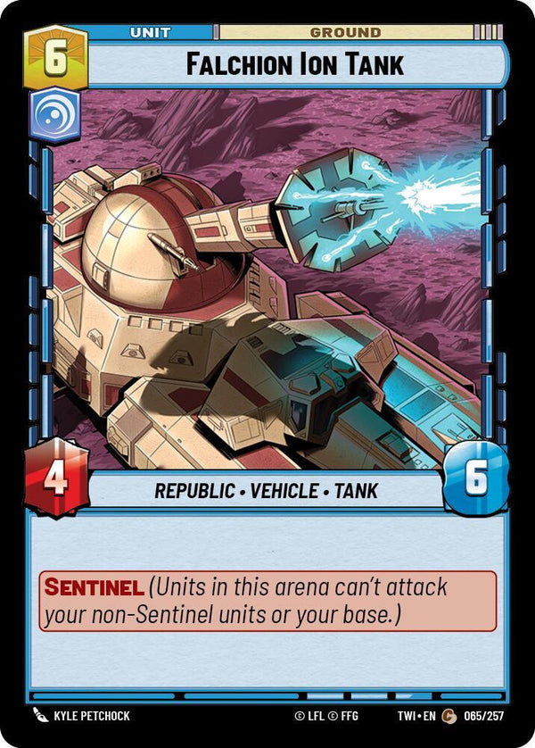 Falchion Ion Tank - Star Wars Unlimited