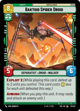 Baktoid Spider Droid - Star Wars Unlimited