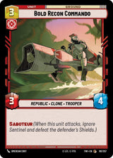 Bold Recon Commando - Star Wars Unlimited