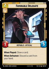 Favorable Delegate - Star Wars Unlimited