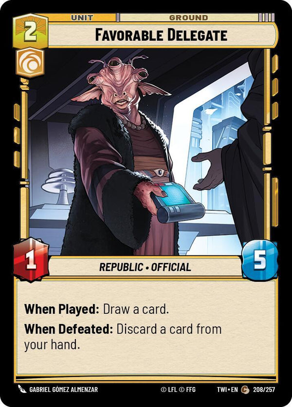 Favorable Delegate - Star Wars Unlimited