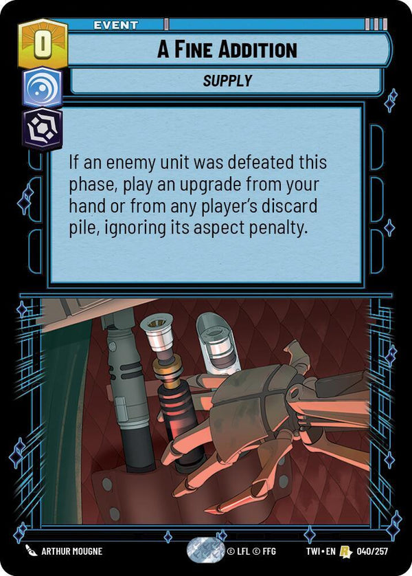 A Fine Addition - Star Wars Unlimited