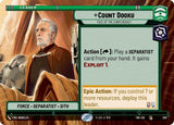 Count Dooku - Face of the Confederacy (Hyperspace) - Star Wars Unlimited
