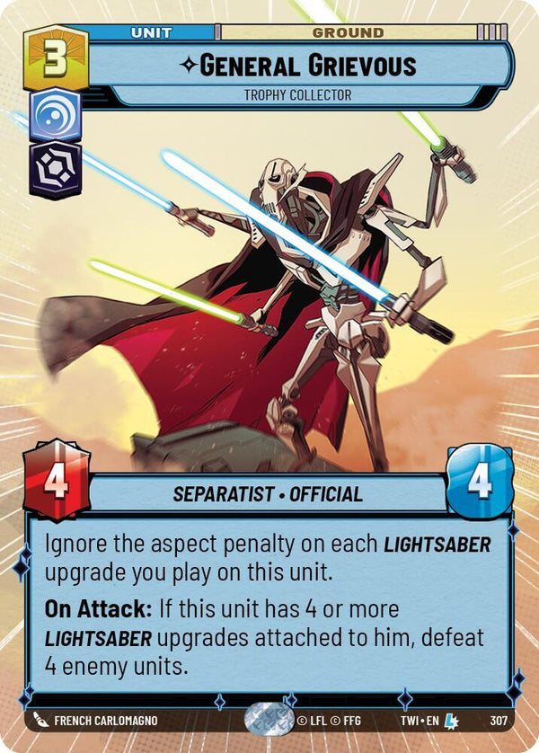 General Grievous - Trophy Collector (Hyperspace) - Star Wars Unlimited