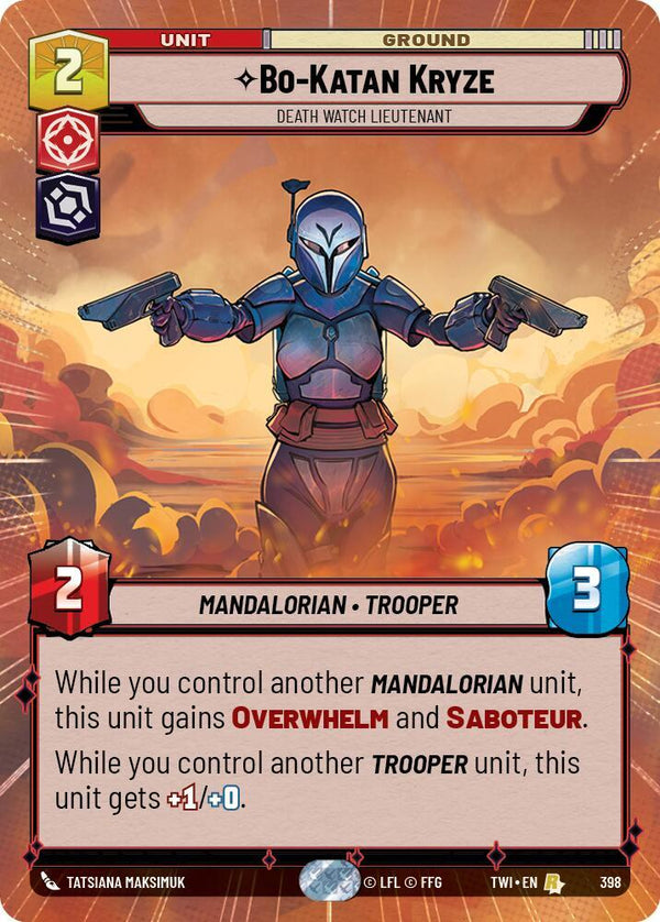 Bo-Katan Kryze - Death Watch Lieutenant (Hyperspace) - Star Wars Unlimited
