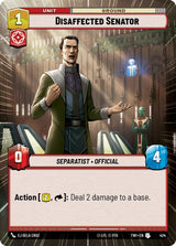 Disaffected Senator (Hyperspace) - Star Wars Unlimited