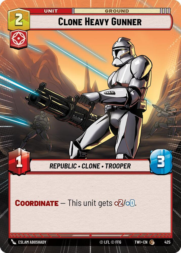 Clone Heavy Gunner (Hyperspace) - Star Wars Unlimited