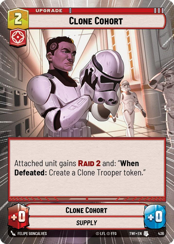 Clone Cohort (Hyperspace) - Star Wars Unlimited