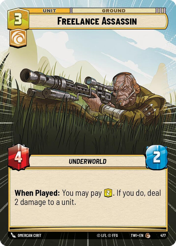 Freelance Assassin (Hyperspace) - Star Wars Unlimited