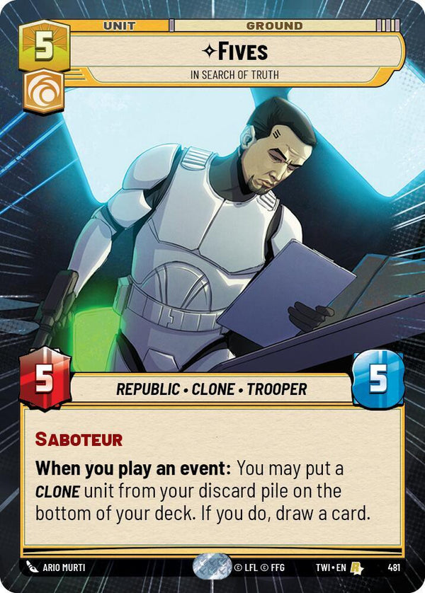 Fives - In Search of Truth (Hyperspace) - Star Wars Unlimited